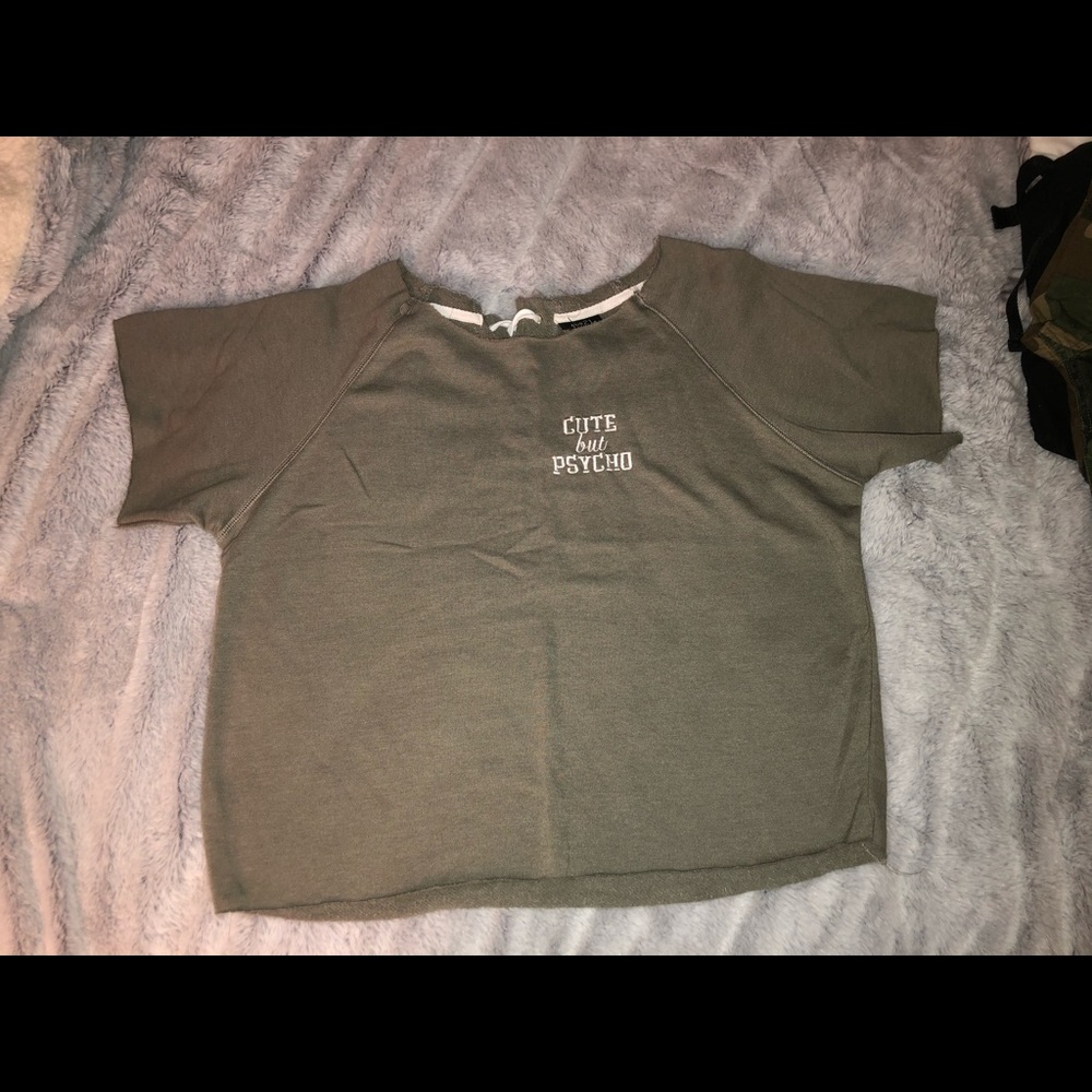 “Cute but psycho” crop top